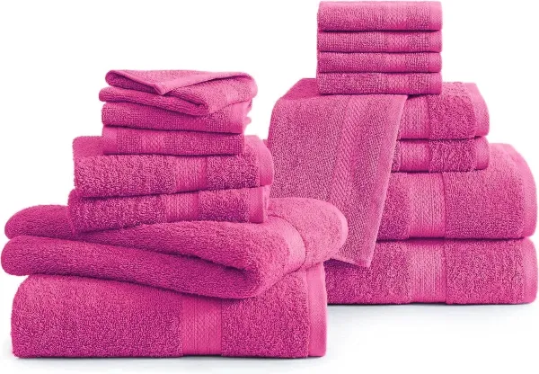 6x Soft Large Hand Bath Towels luxury 100% Egyptian Cotton 800GSM