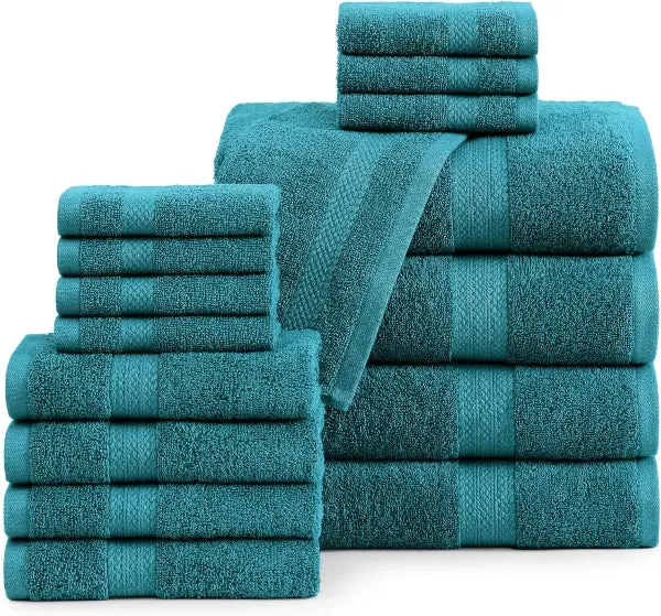 6x Soft Large Hand Bath Towels luxury 100% Egyptian Cotton 800GSM