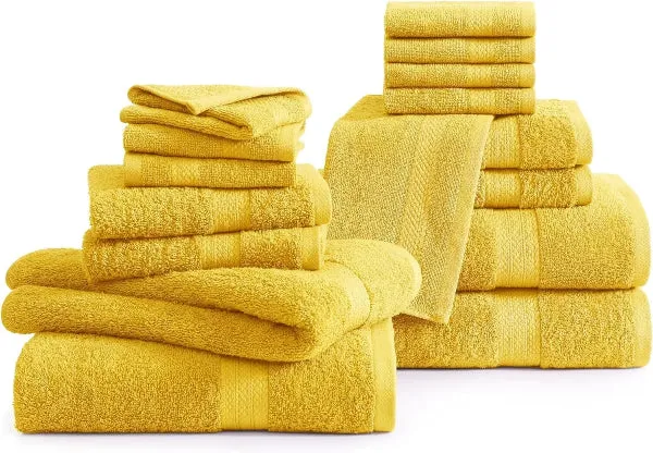 6x Soft Large Hand Bath Towels luxury 100% Egyptian Cotton 800GSM