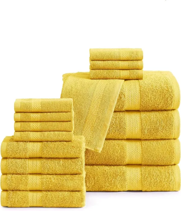 6x Soft Large Hand Bath Towels luxury 100% Egyptian Cotton 800GSM