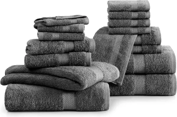 6x Soft Large Hand Bath Towels luxury 100% Egyptian Cotton 800GSM