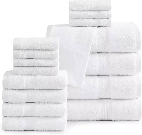 6x Soft Large Hand Bath Towels luxury 100% Egyptian Cotton 800GSM