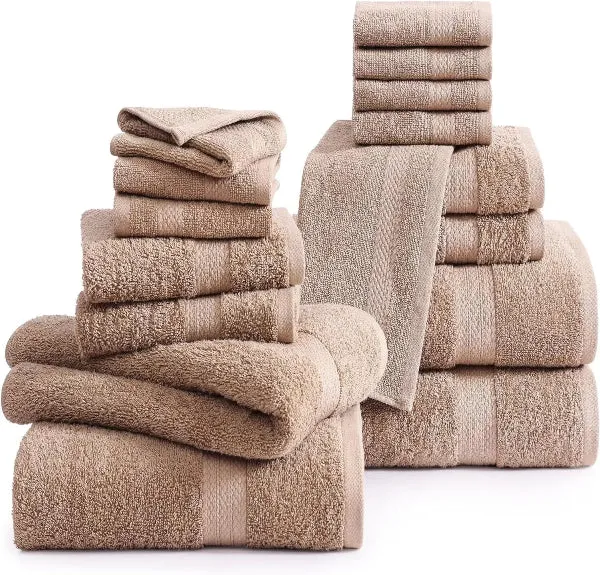 6x Soft Large Hand Bath Towels luxury 100% Egyptian Cotton 800GSM
