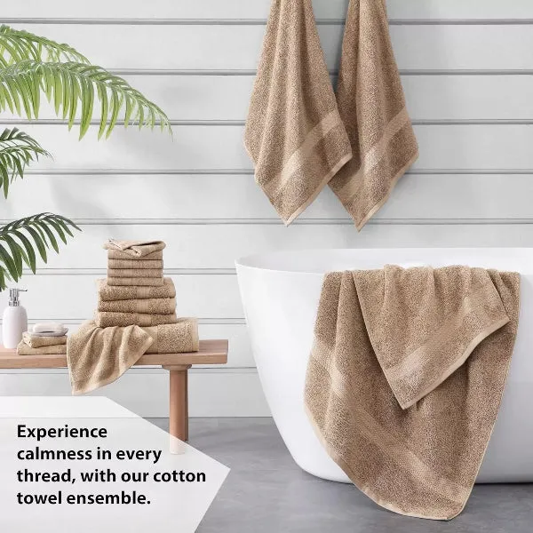 6x Soft Large Hand Bath Towels luxury 100% Egyptian Cotton 800GSM
