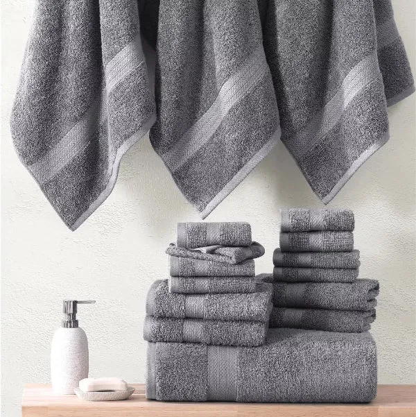 6x Soft Large Hand Bath Towels luxury 100% Egyptian Cotton 800GSM