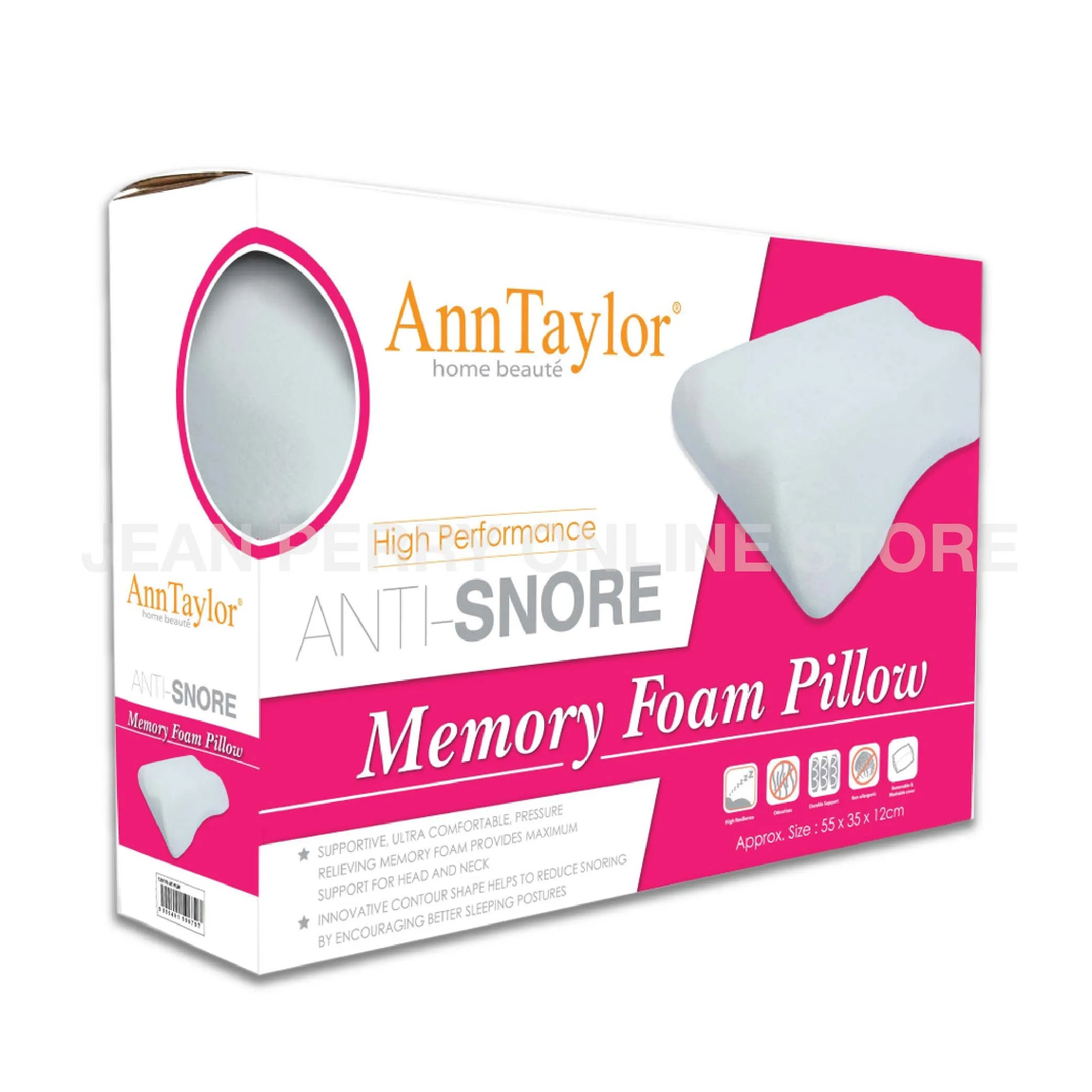 Ann Taylor Anti Snore Memory Pillow