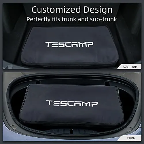 CertiPUR Certified Portable & Foldable Memory Foam Camping Mattress with Storage Bag for Tesla Model 3