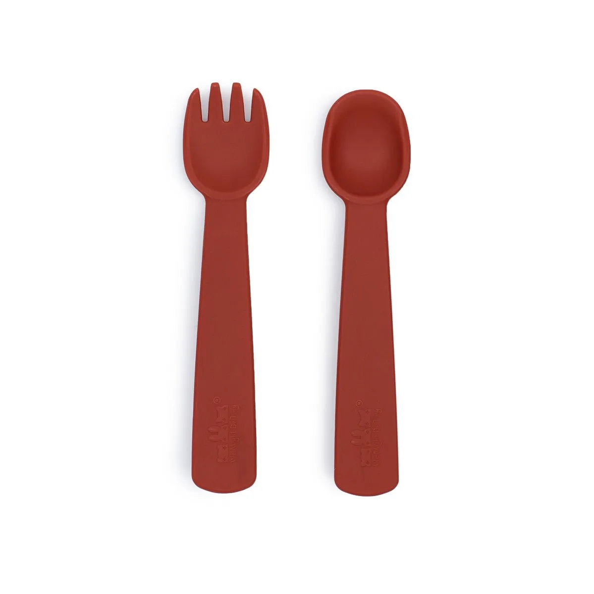 Feedie® Fork & Spoon Set - Rust