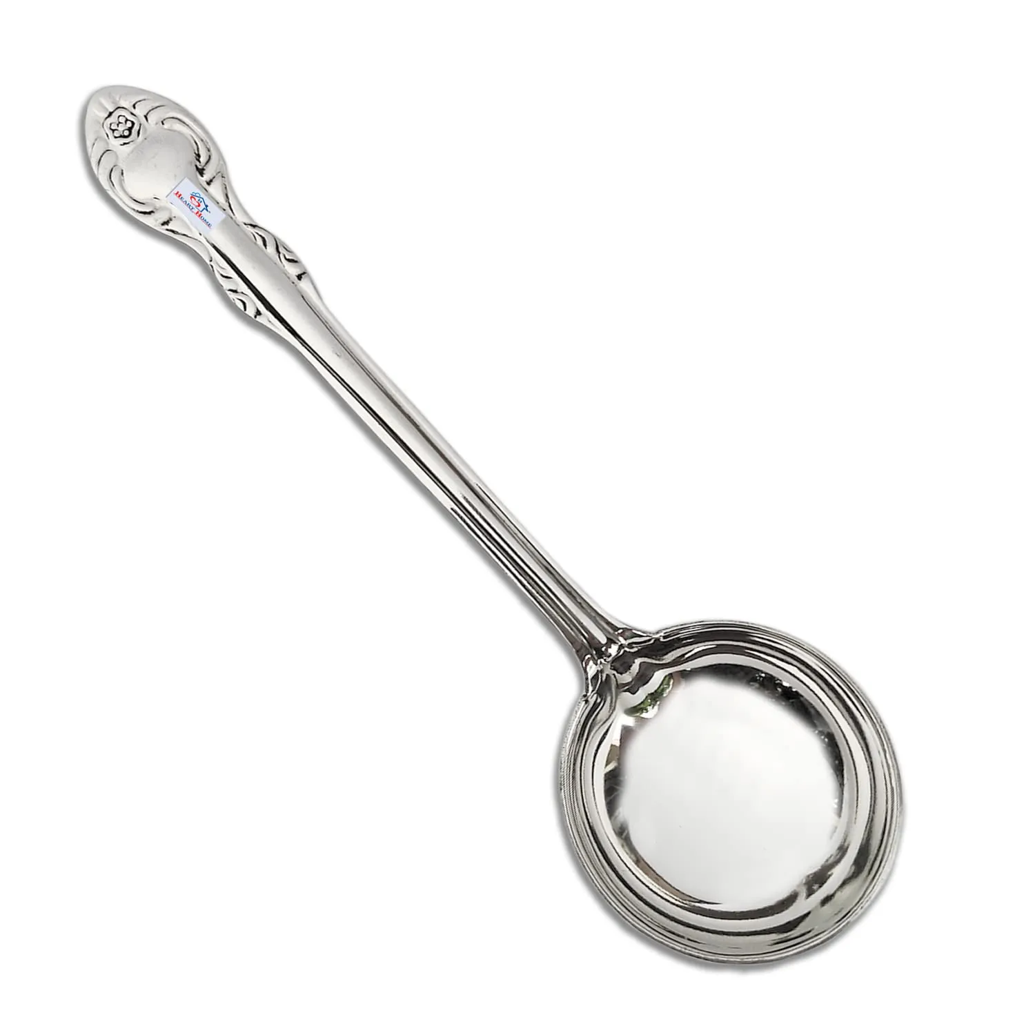 Heart Home Stainless Steel Serving Spoon for Dining Table & Kitchen (Silver), Set of 2