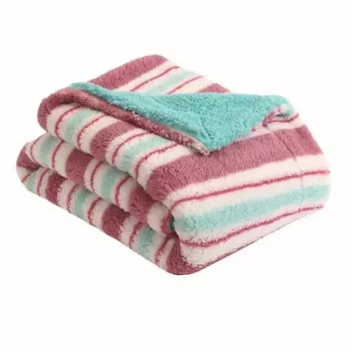 Life Comfort Sherpa Fleece Kids Blanket - 50” X 40”