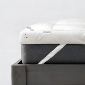Mattress Topper 100x200 7cm White