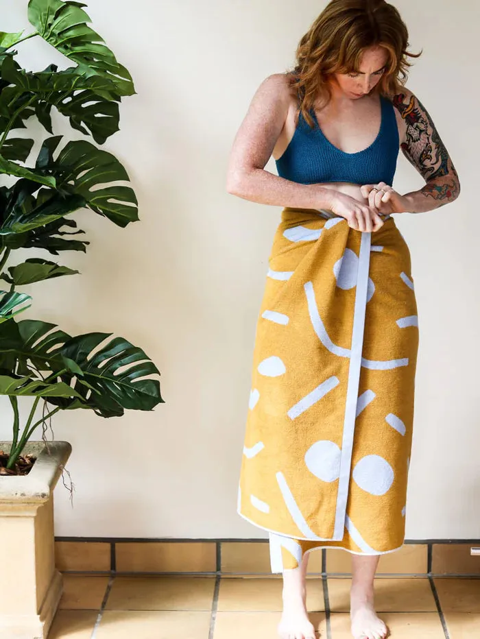 Mosey Me Shapes Beach Towel