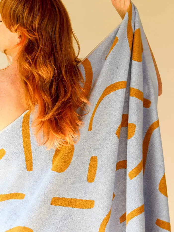 Mosey Me Shapes Beach Towel