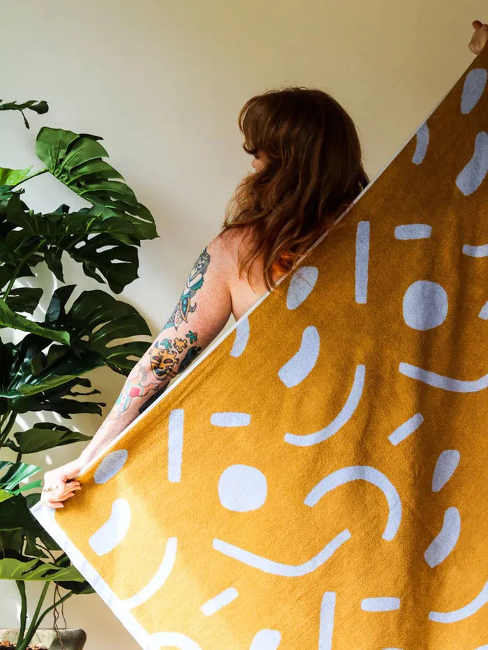 Mosey Me Shapes Beach Towel