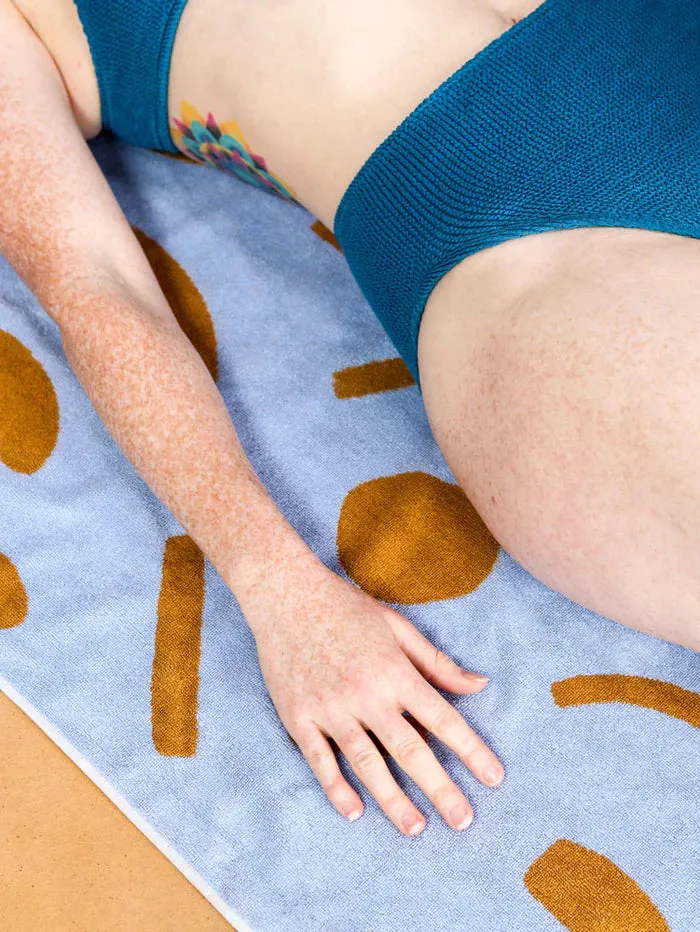 Mosey Me Shapes Beach Towel
