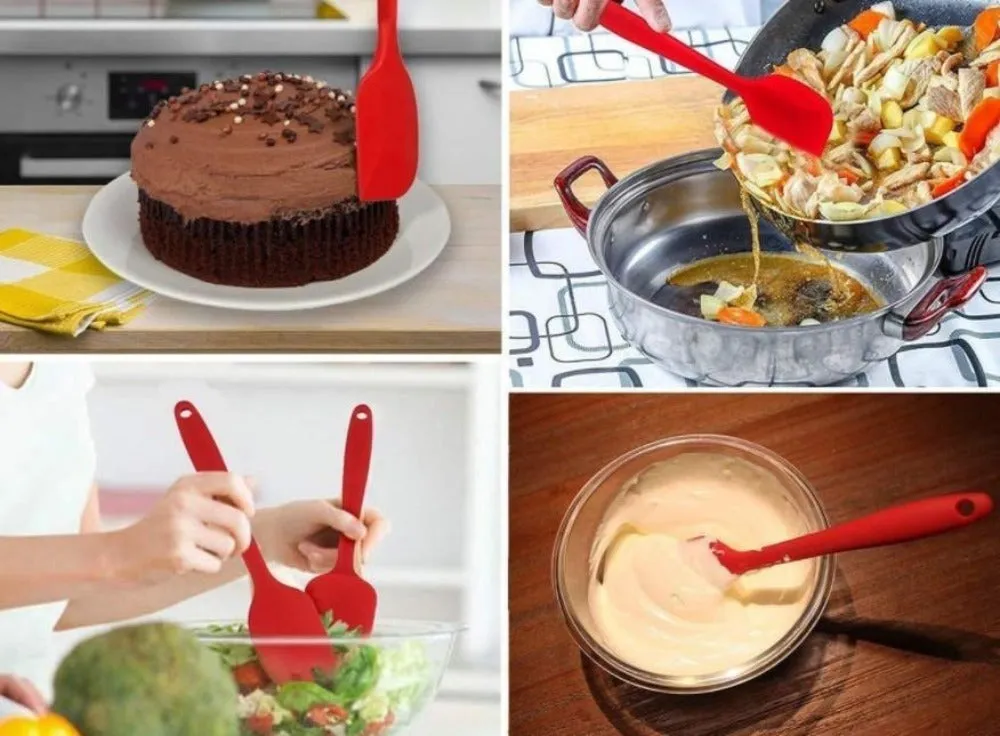 Silicone Kitchen Cooking Heat Resistant Cooking Utensils Set 5 Piece Set