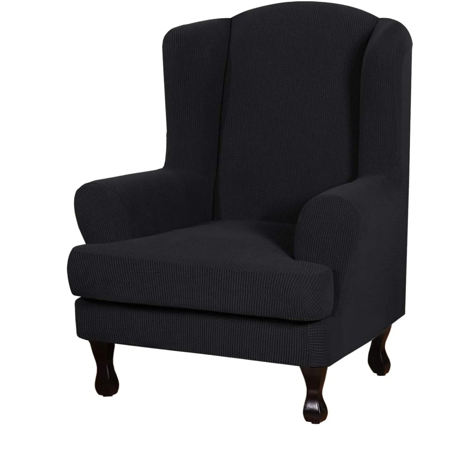 Split Stretch Wing Back Armchair Slipcovers (2 Pieces)