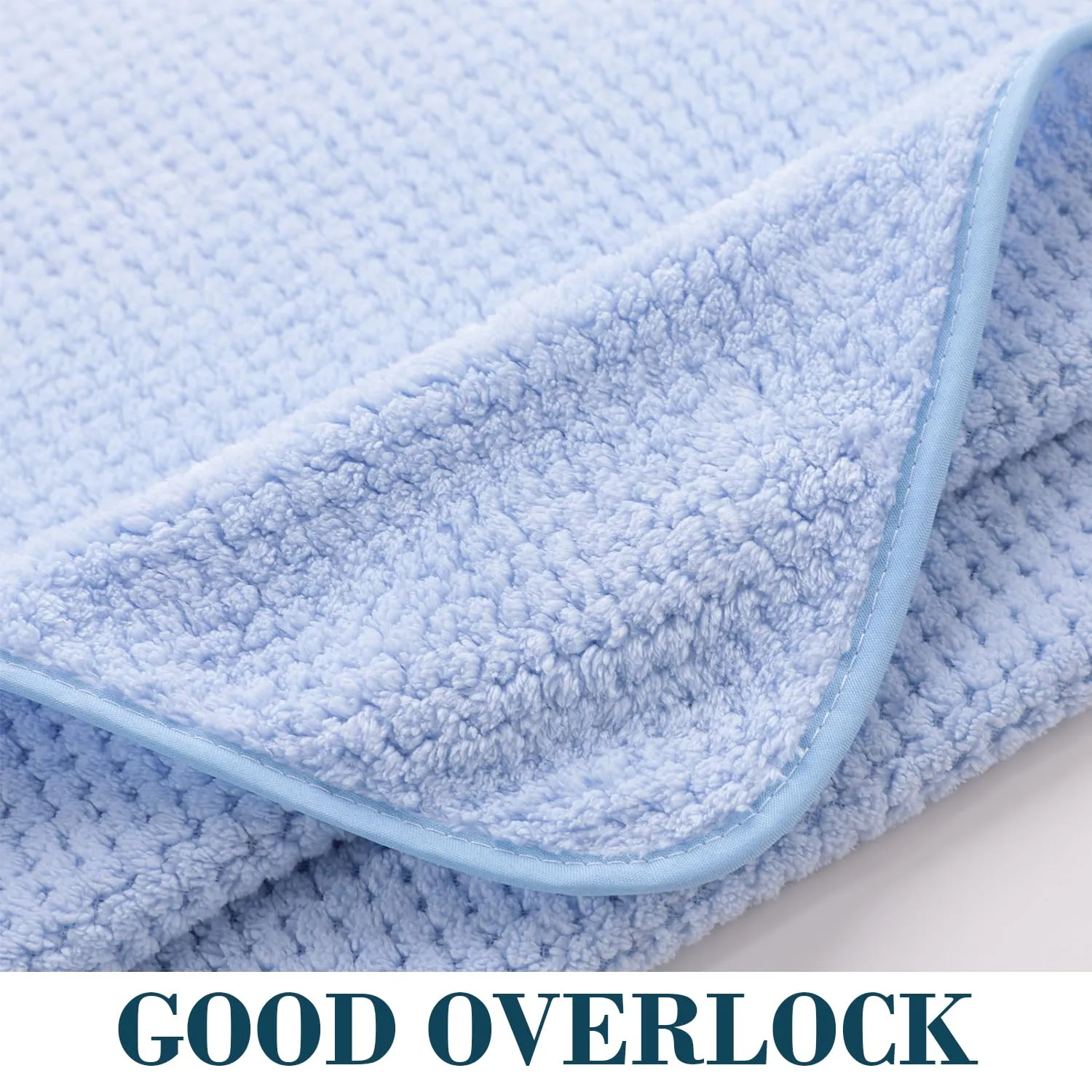 Urbane Home Bath Towel for Men, Women|280 GSM|Extra Soft & Fade Resistant|Polyester Towels for Bath|Bathing Towel, Bath Sheet (Blue)